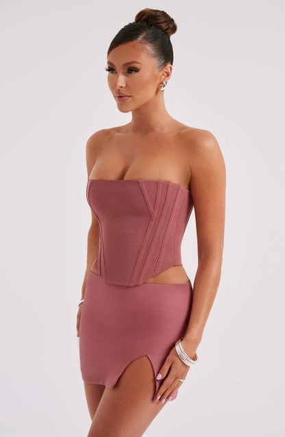 Cami Corset - Rose Pink-My Top Dress.All Rights Reserved