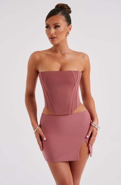 Cami Corset - Rose Pink-My Top Dress.All Rights Reserved