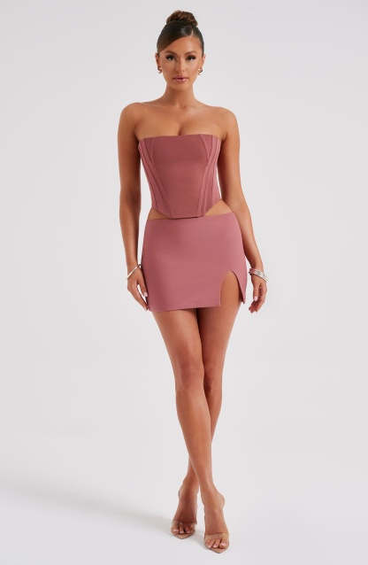 Cami Corset - Rose Pink-My Top Dress.All Rights Reserved