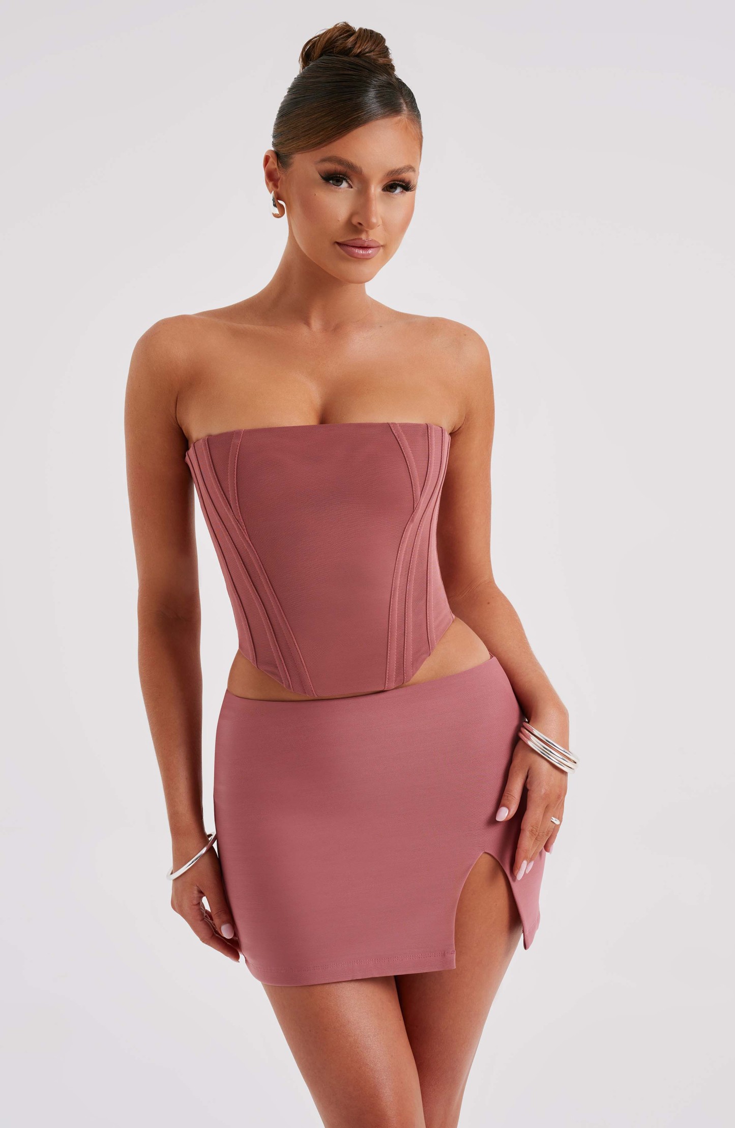 Cami Corset - Rose Pink-My Top Dress.All Rights Reserved
