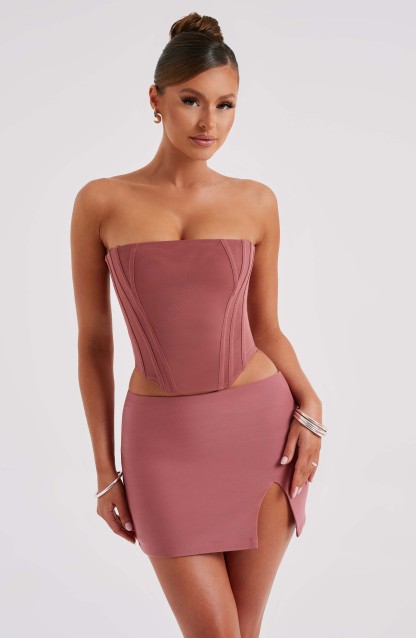 Cami Corset - Rose Pink-My Top Dress.All Rights Reserved