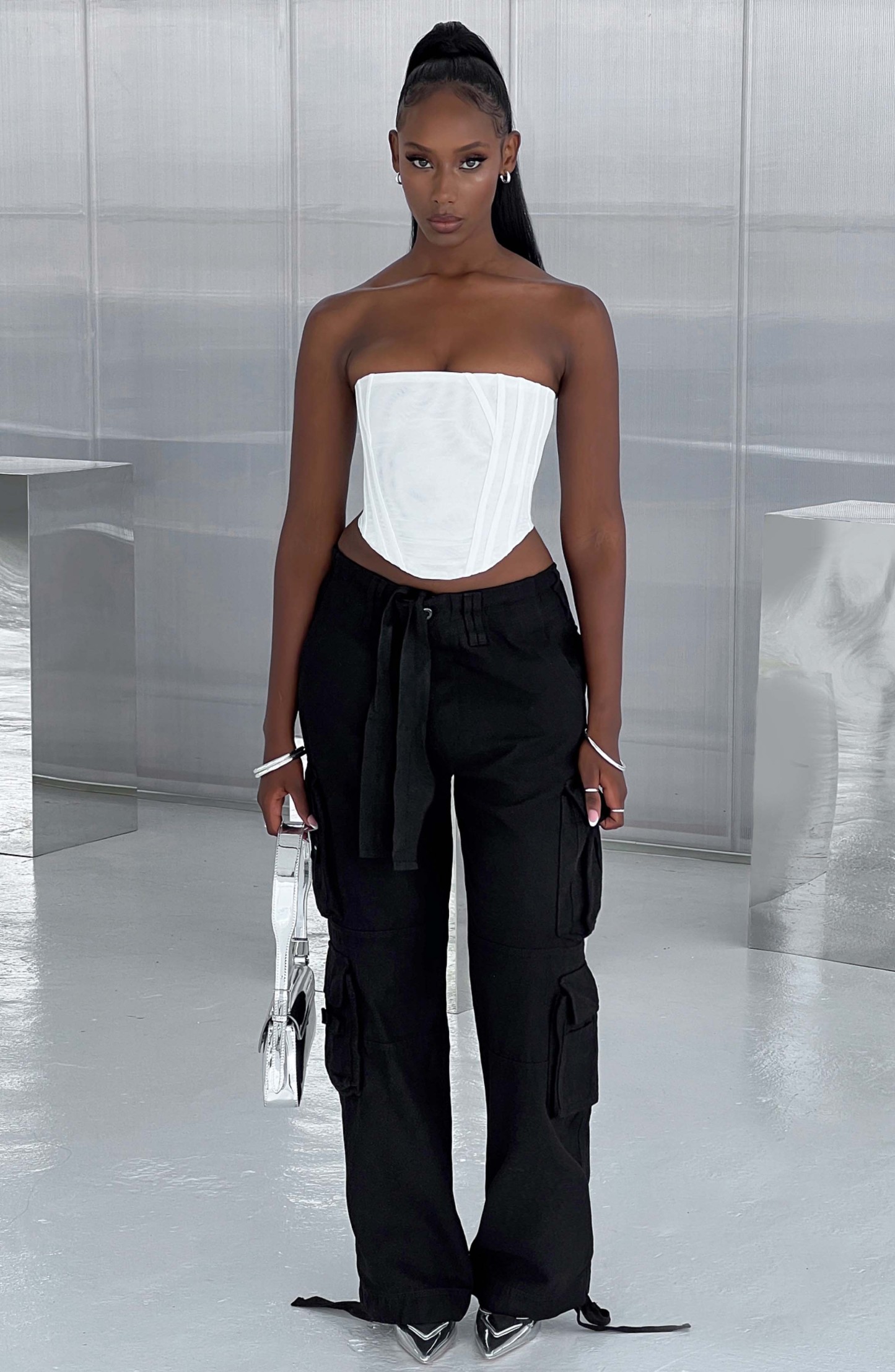 Tinashe Cargo Pants - Black-My Top Dress.All Rights Reserved