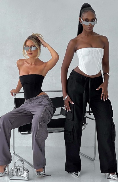 Tinashe Cargo Pants - Black-My Top Dress.All Rights Reserved