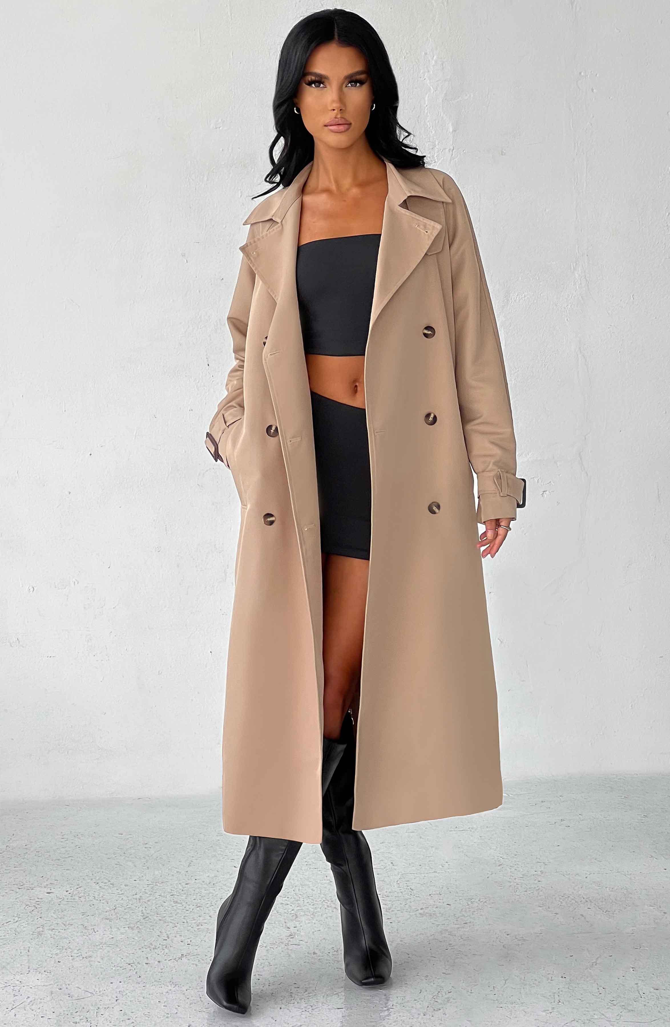Camila Trench Coat - Beige-My Top Dress.All Rights Reserved