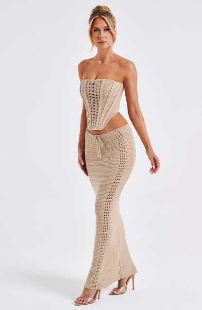Carly Corset - Beige-My Top Dress.All Rights Reserved