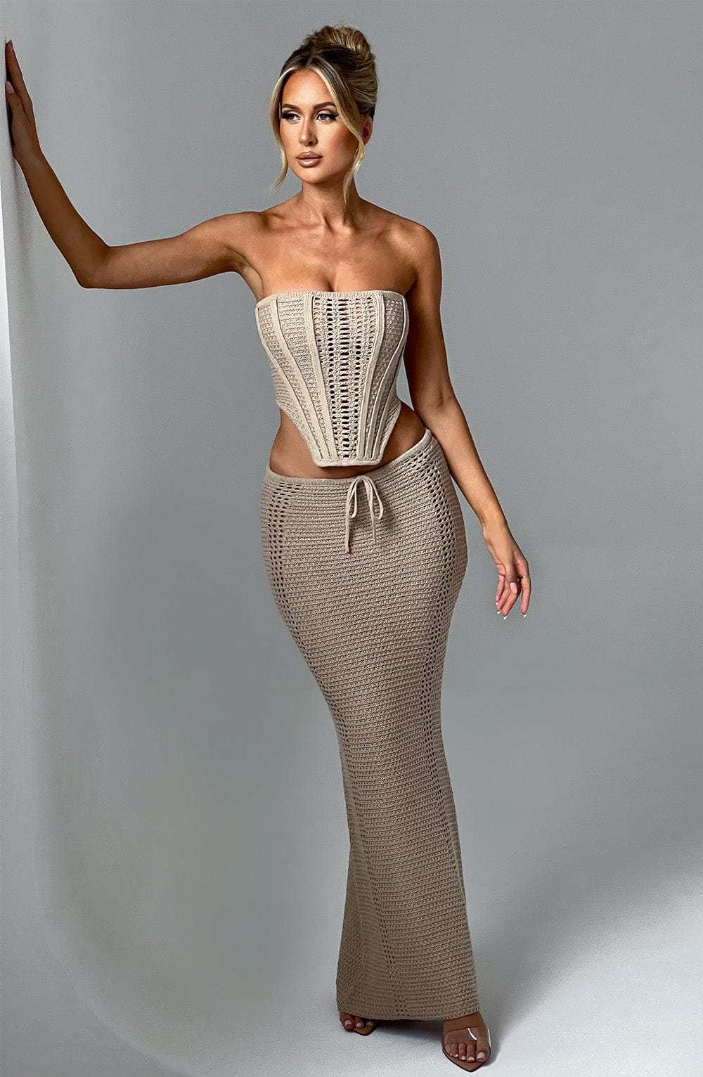 Carly Corset - Beige-My Top Dress.All Rights Reserved