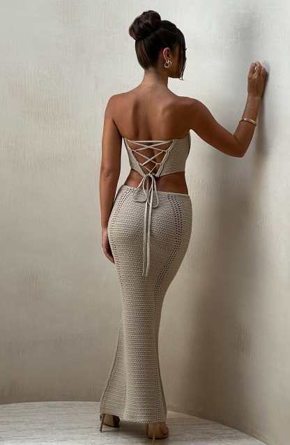 Carly Corset - Beige-My Top Dress.All Rights Reserved