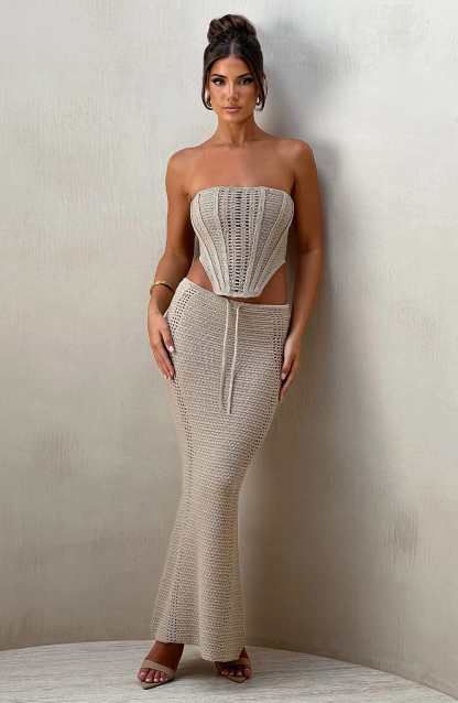Carly Corset - Beige-My Top Dress.All Rights Reserved