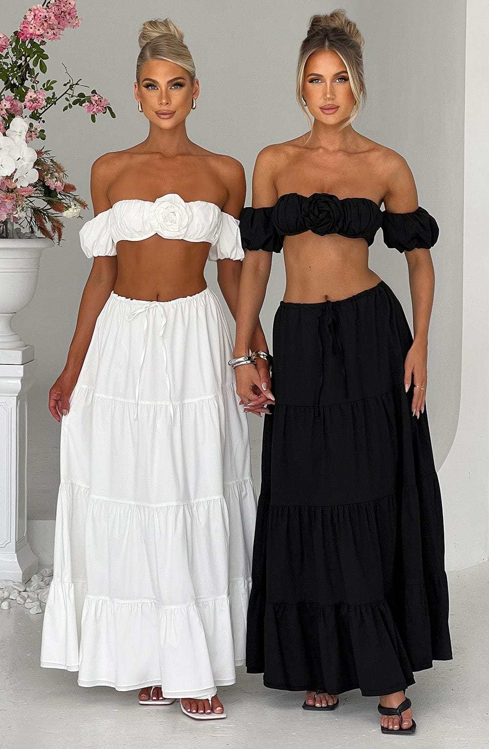 Carmen Maxi Skirt - Black-My Top Dress.All Rights Reserved