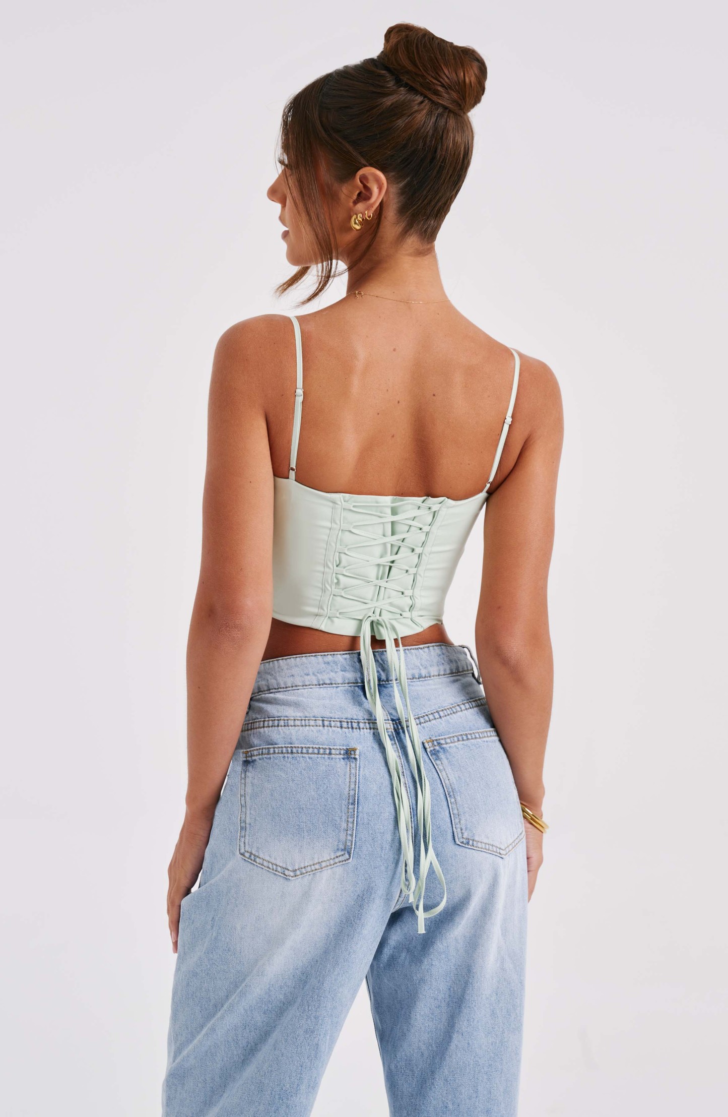 Clara Corset - Sage-My Top Dress.All Rights Reserved