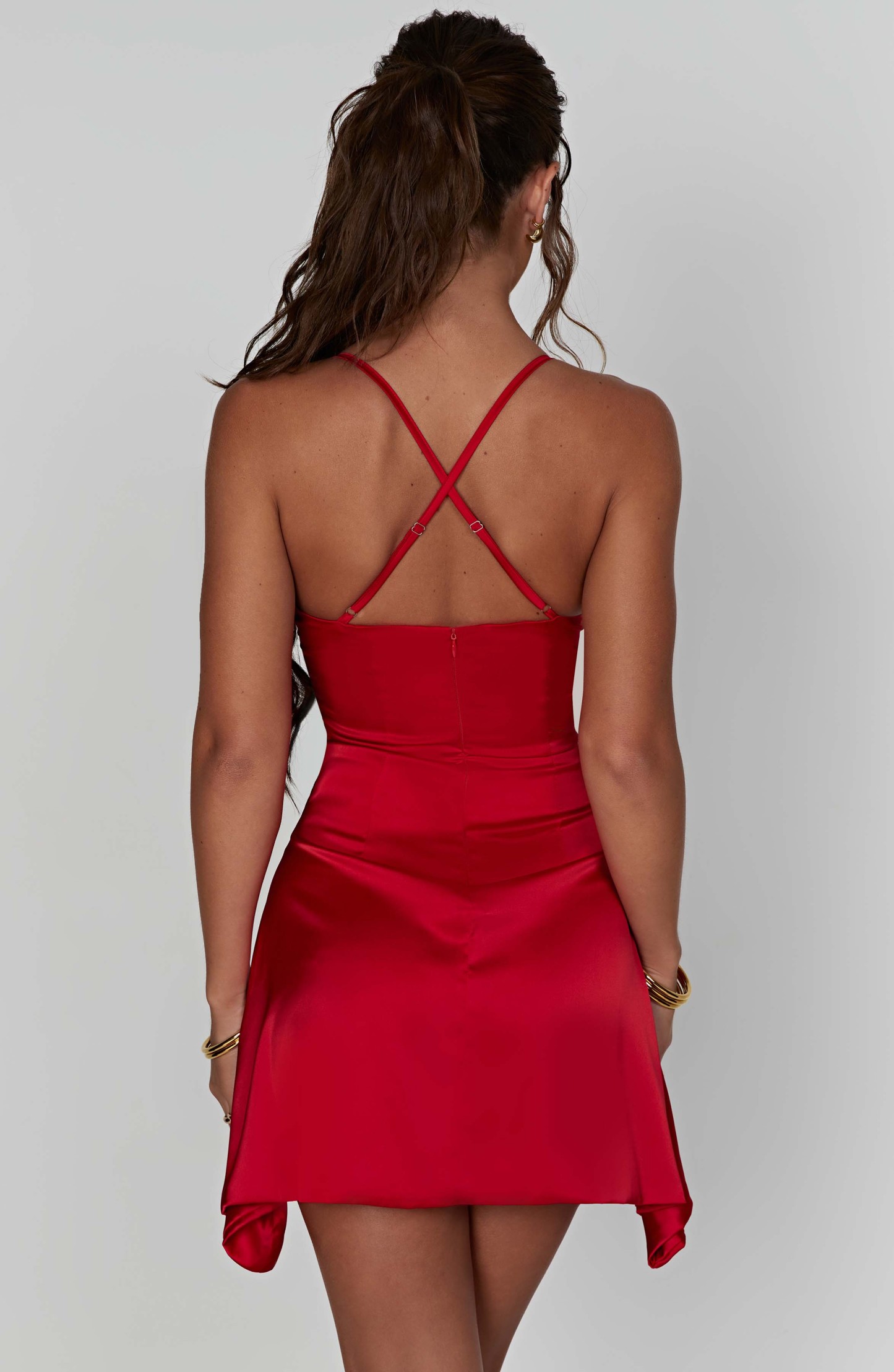 Clarise Mini Dress - Red-My Top Dress.All Rights Reserved