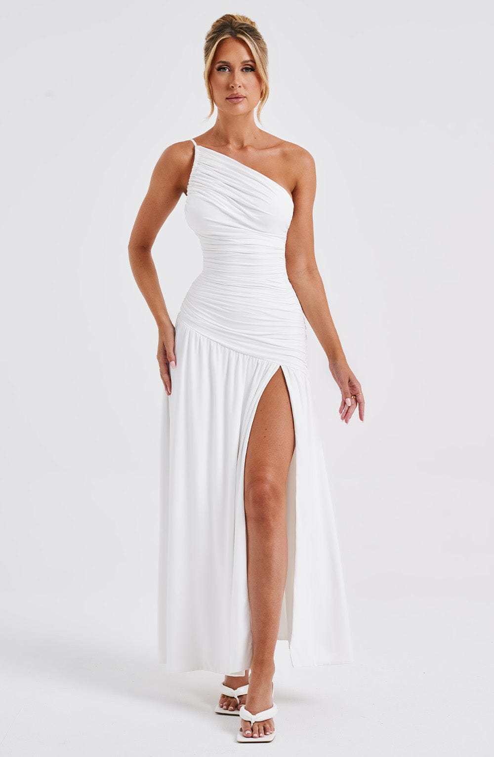 Claudia Maxi Dress - White-My Top Dress.All Rights Reserved