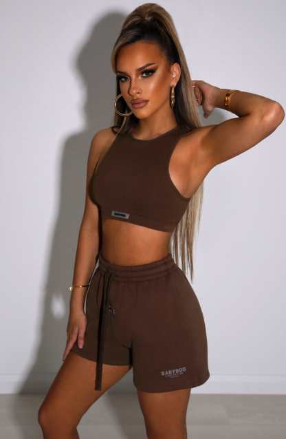 Cora Luxe Shorts - Chocolate-My Top Dress.All Rights Reserved