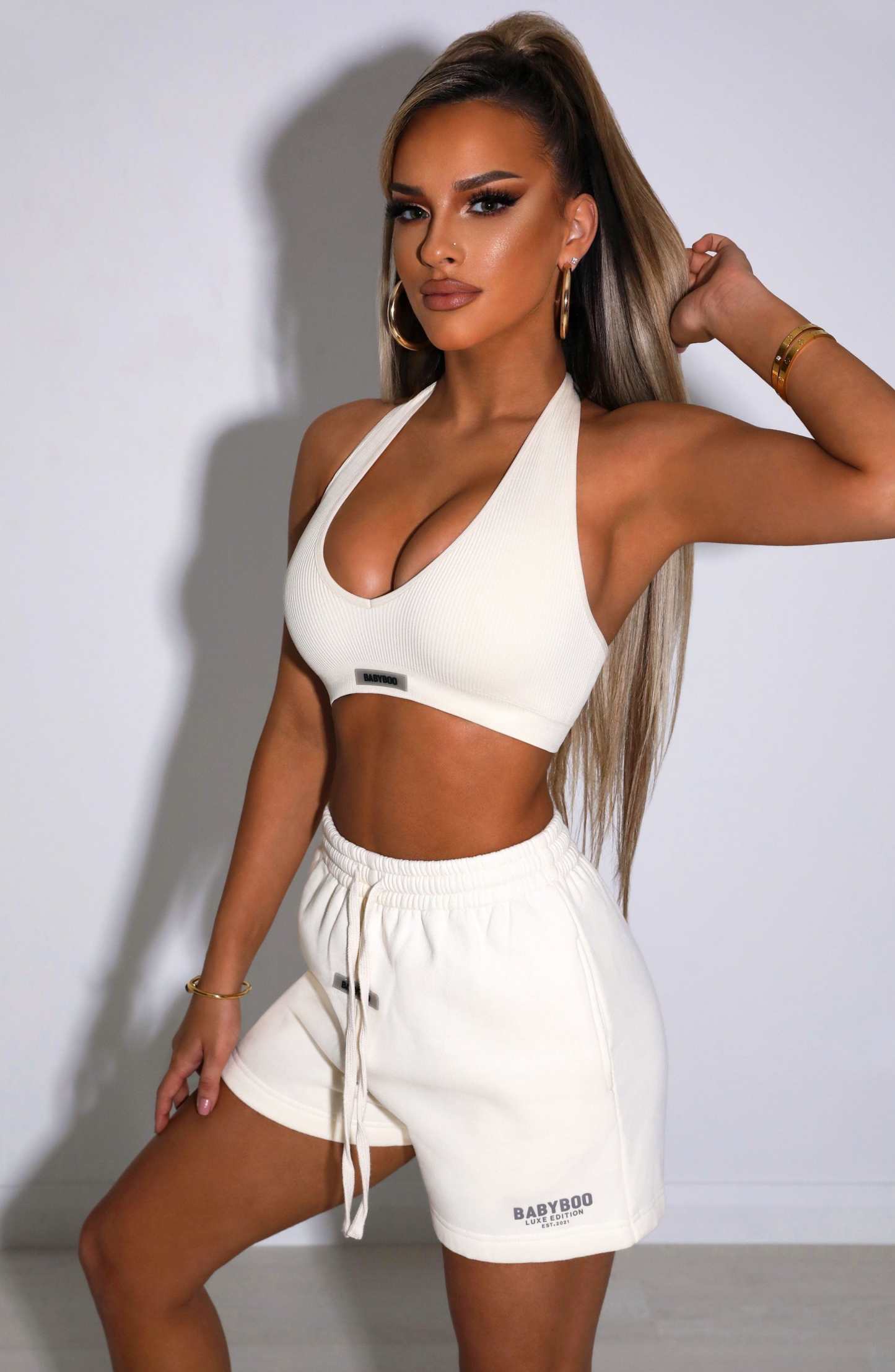 Cora Luxe Shorts - Cream-My Top Dress.All Rights Reserved
