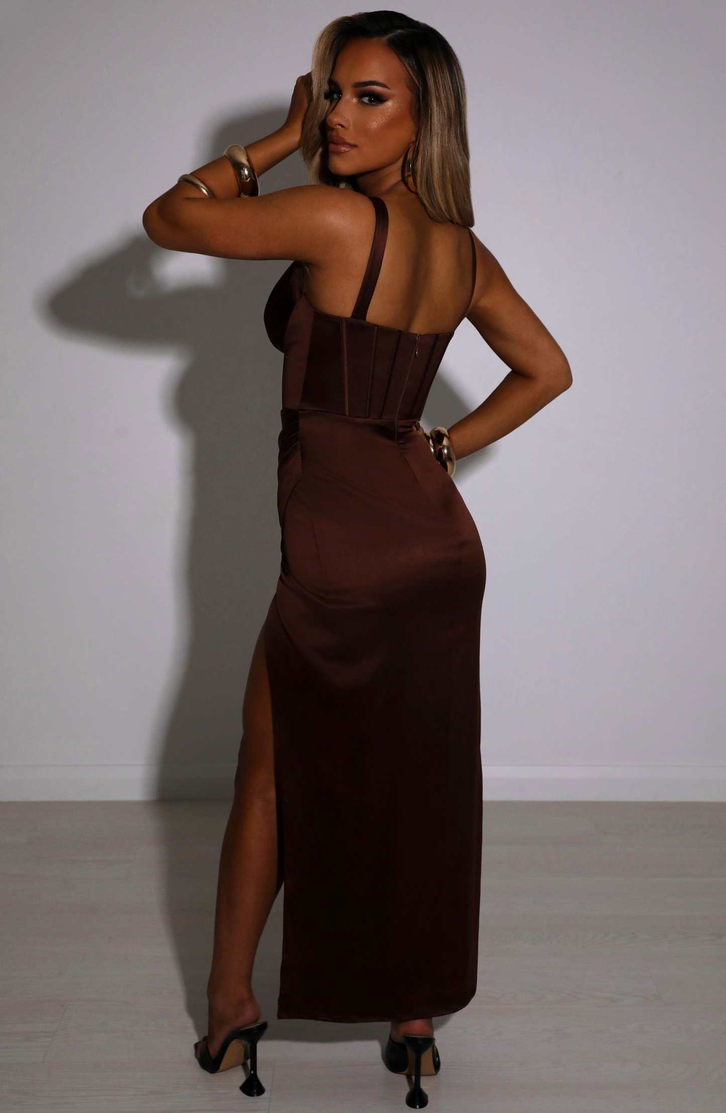 Cordelia Maxi Dress - Chocolate-My Top Dress.All Rights Reserved