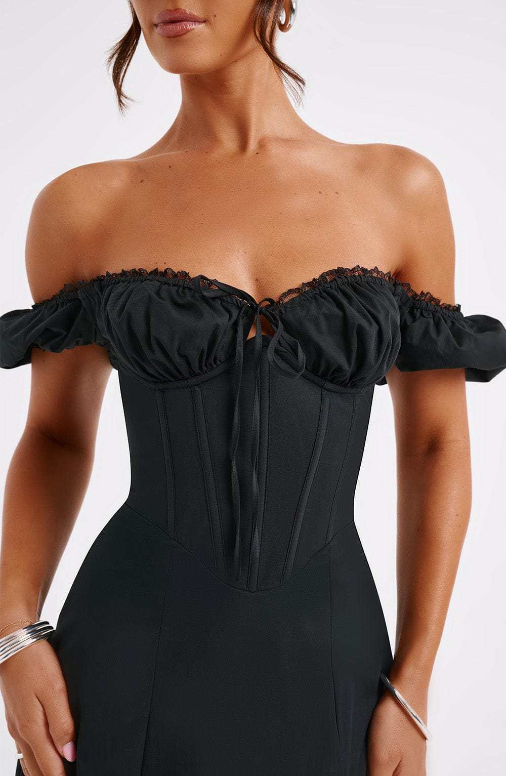 Courtney Midi Dress - Black-My Top Dress.All Rights Reserved