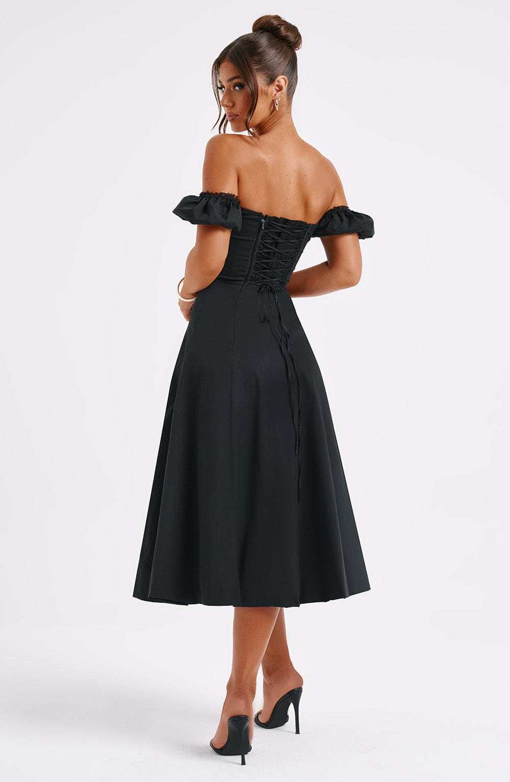Courtney Midi Dress - Black-My Top Dress.All Rights Reserved