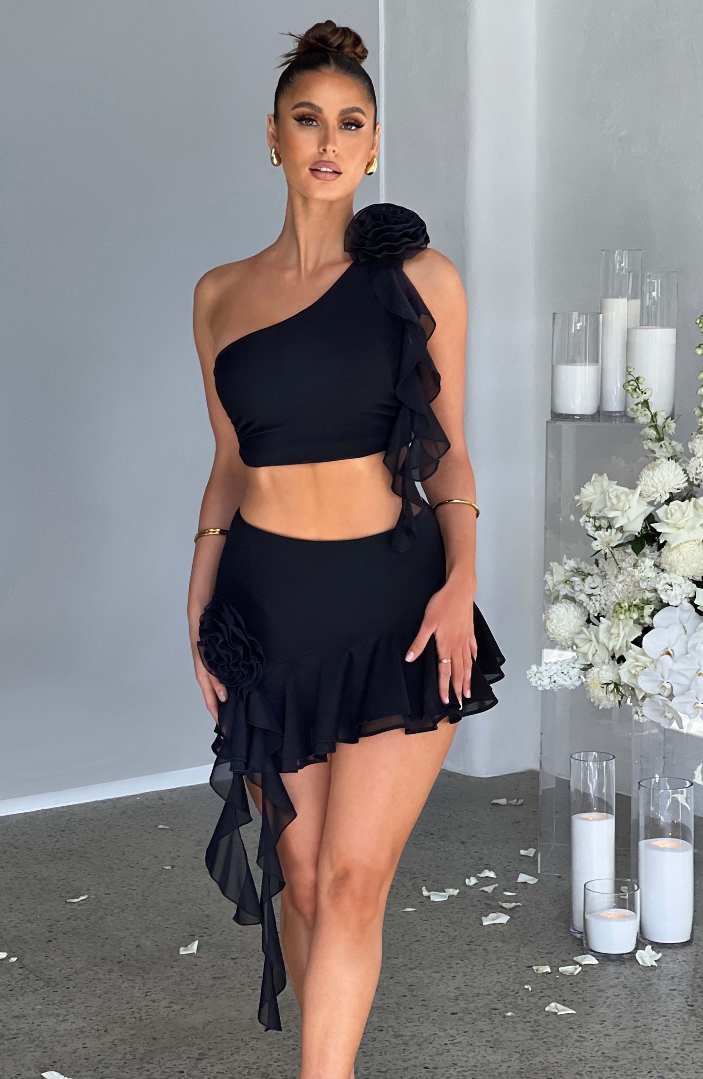 Daina Mini Skirt - Black-My Top Dress.All Rights Reserved