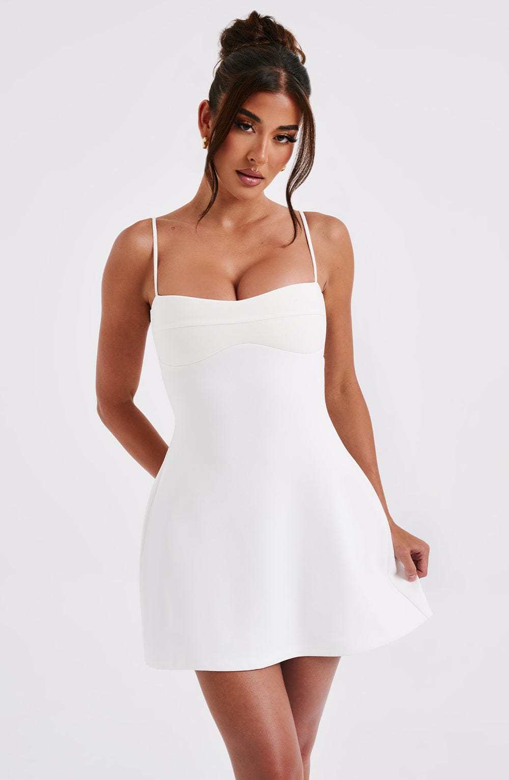 Dakota Mini Dress - Ivory-My Top Dress.All Rights Reserved