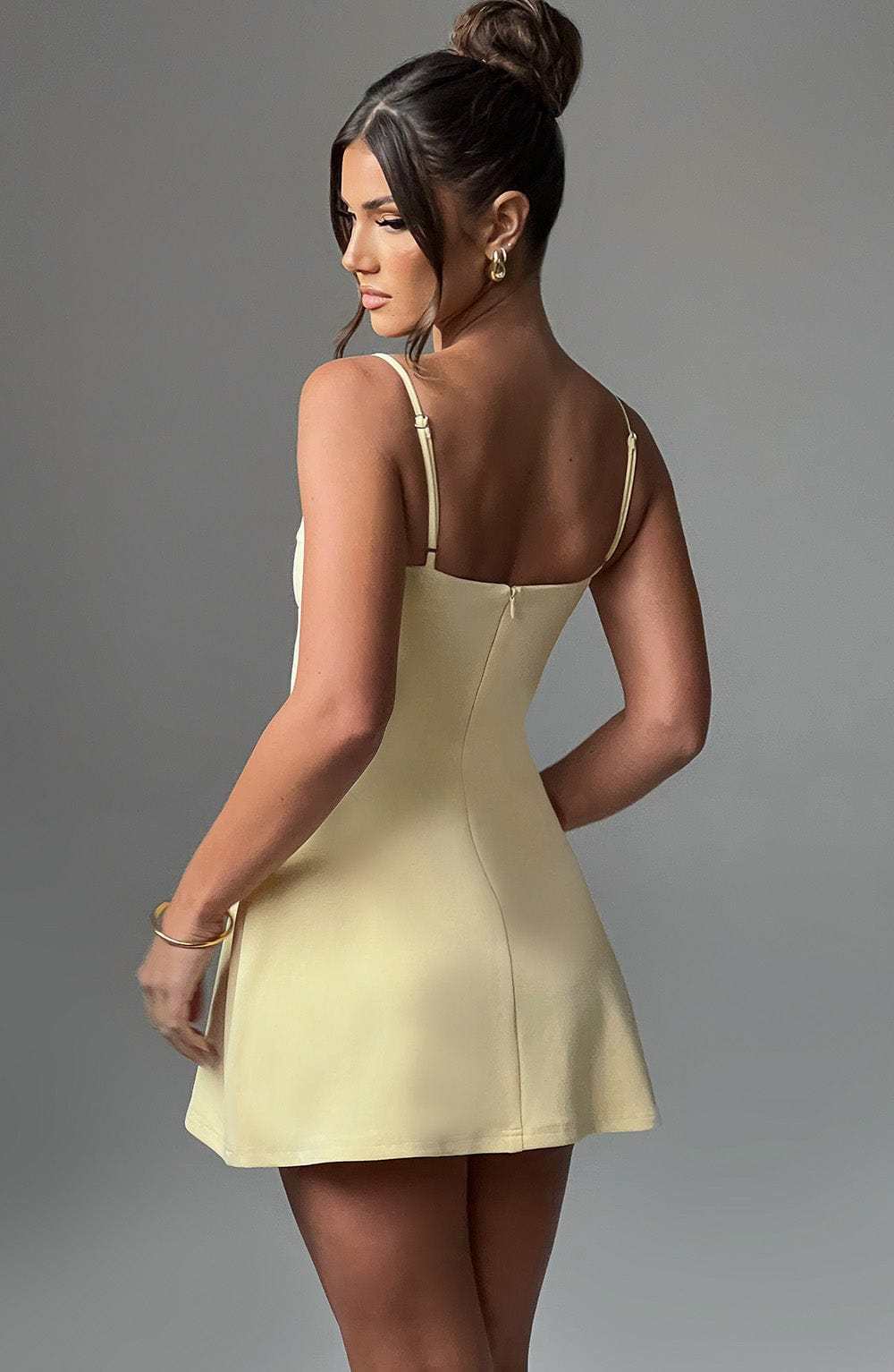 Dakota Mini Dress - Lemon-My Top Dress.All Rights Reserved