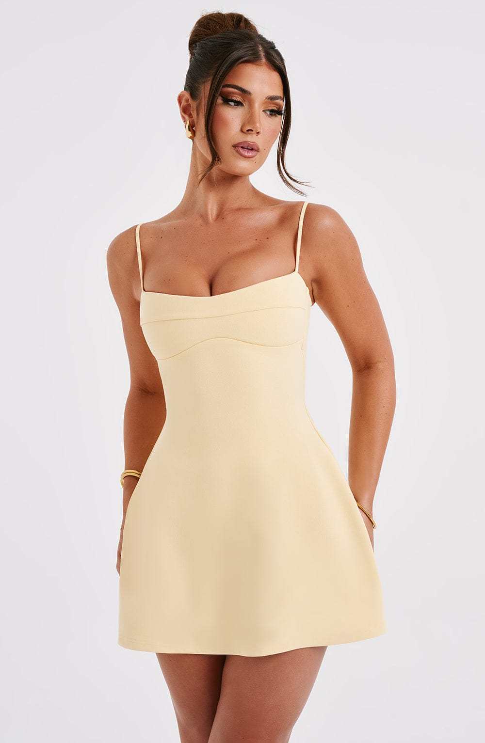 Dakota Mini Dress - Lemon-My Top Dress.All Rights Reserved