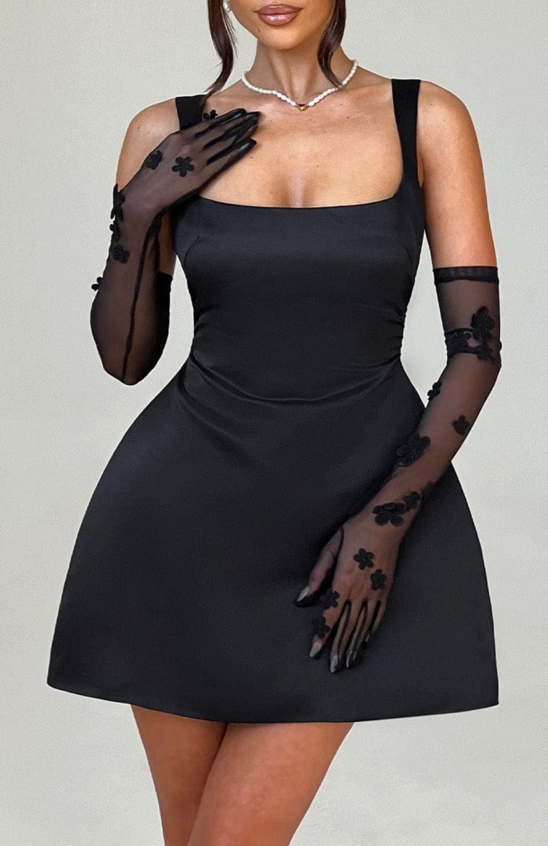 Dalary Gloves - Black-My Top Dress.All Rights Reserved