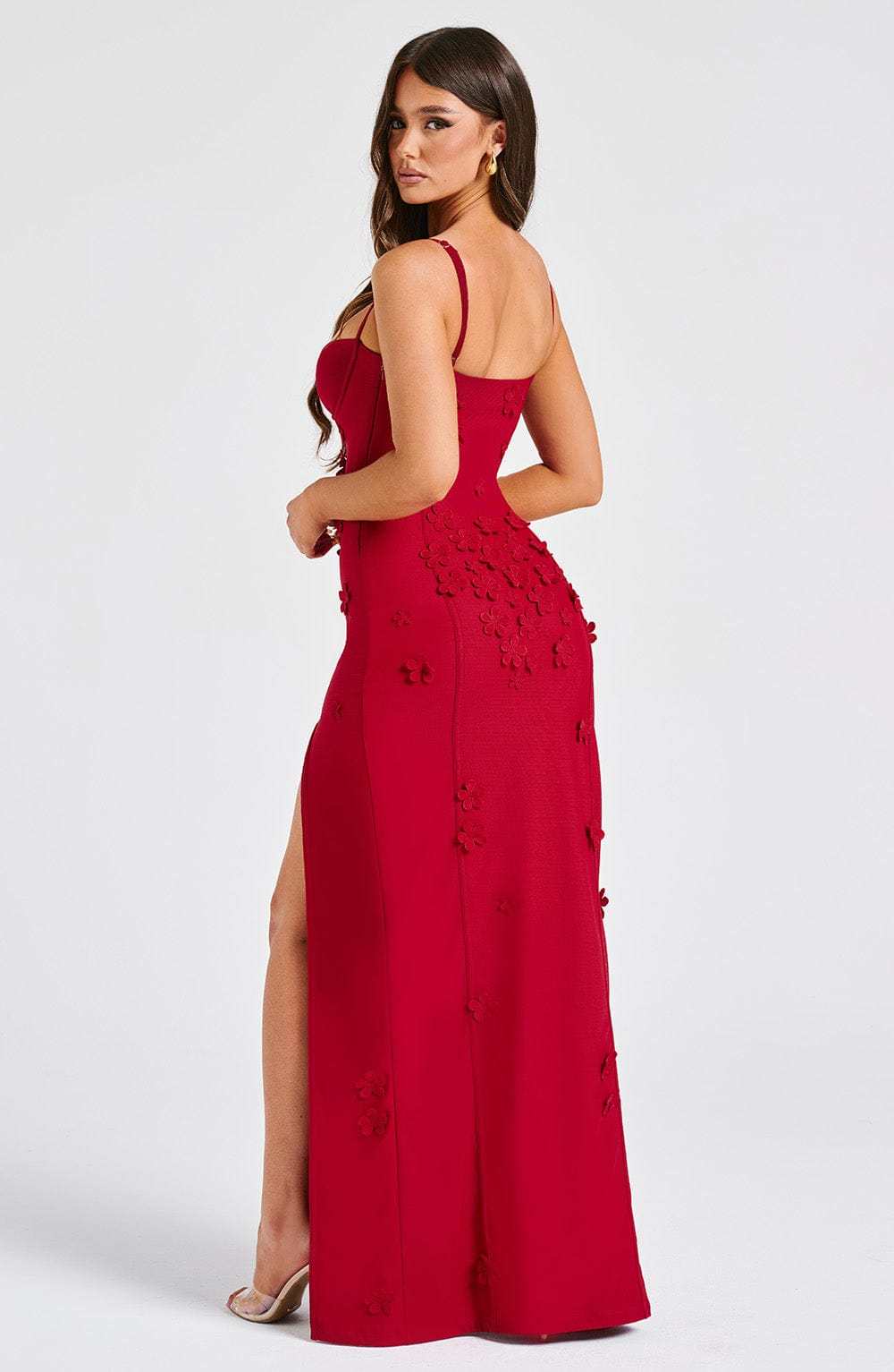 Dalary Maxi Dress - Red Lined-My Top Dress.All Rights Reserved