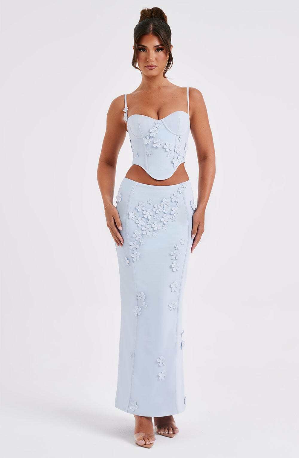 Dalary Maxi Skirt - Blue-My Top Dress.All Rights Reserved