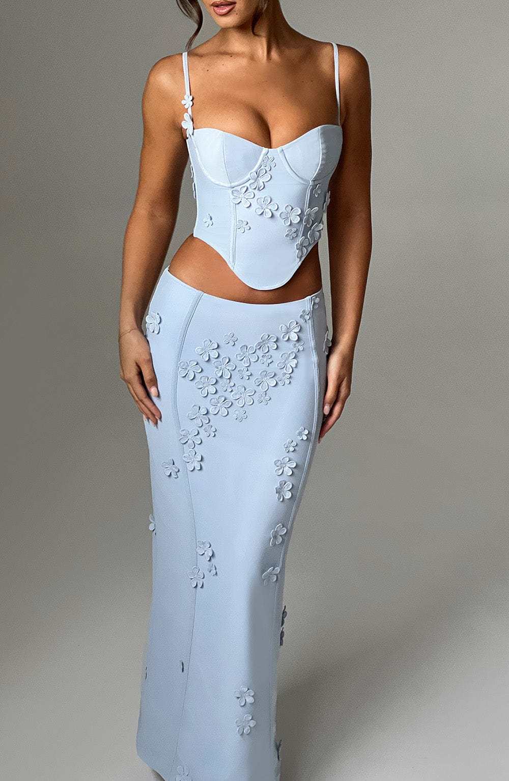 Dalary Maxi Skirt - Blue-My Top Dress.All Rights Reserved
