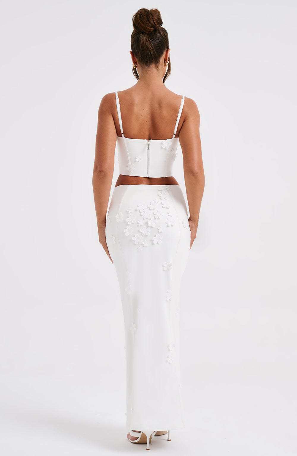 Dalary Maxi Skirt - White-My Top Dress.All Rights Reserved
