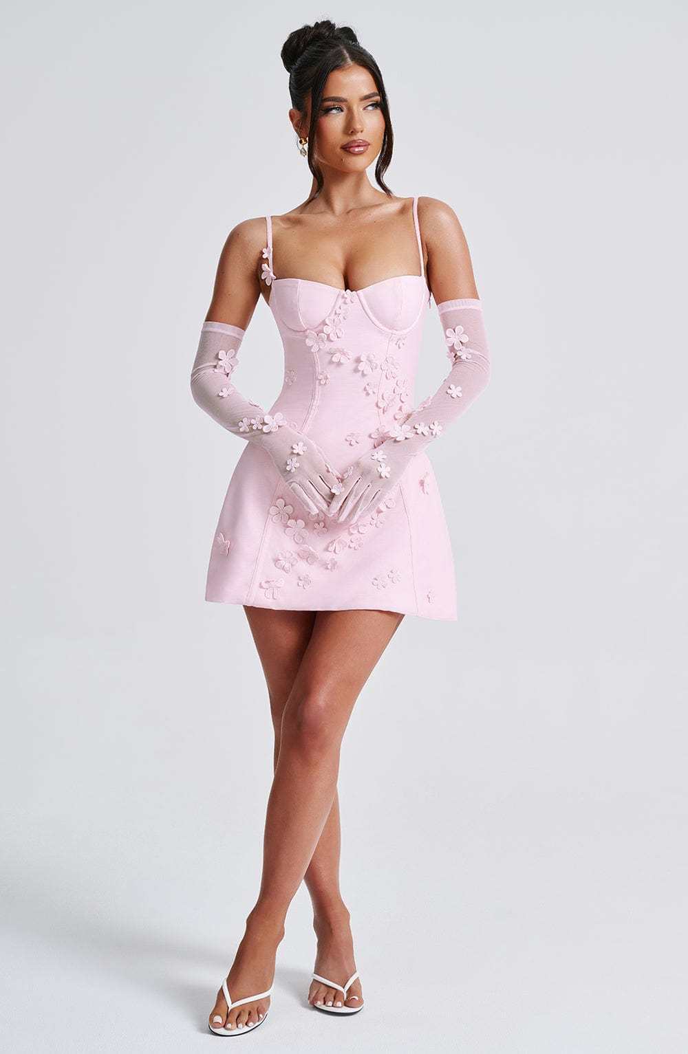 Dalary Mini Dress - Blush-My Top Dress.All Rights Reserved