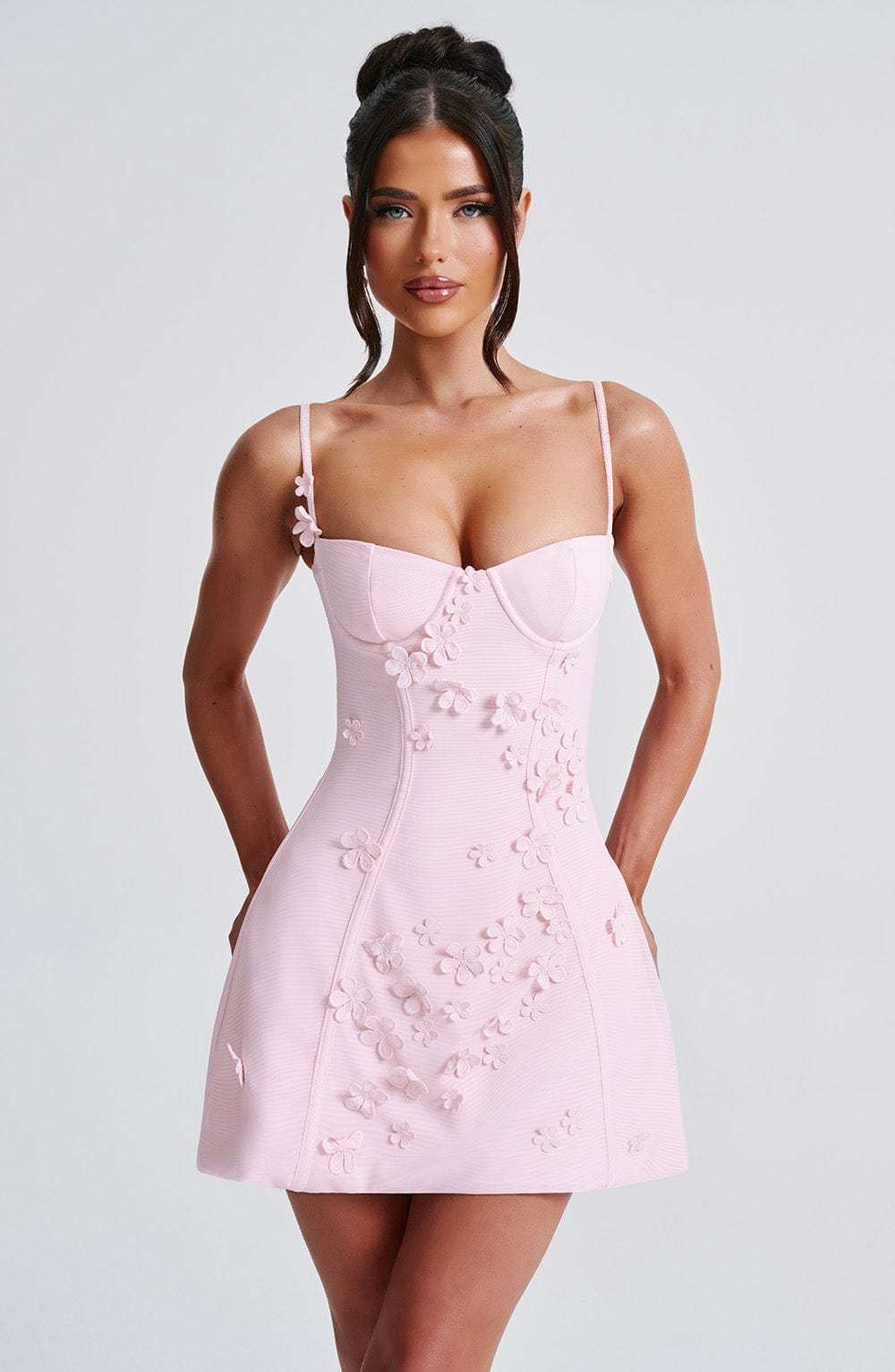 Dalary Mini Dress - Blush-My Top Dress.All Rights Reserved