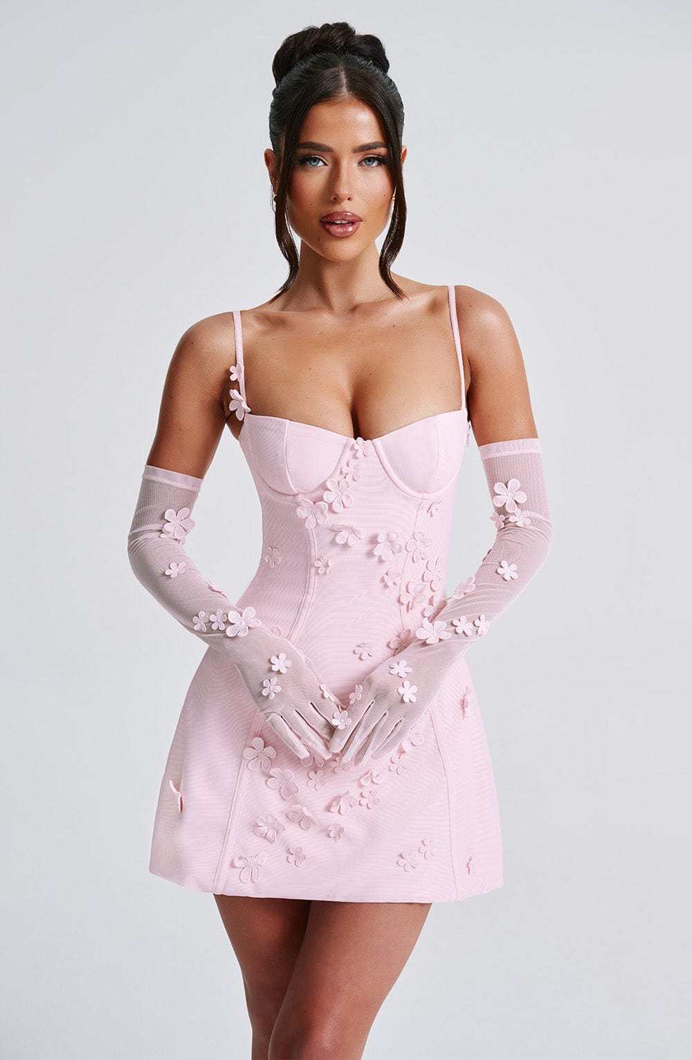 Dalary Mini Dress - Blush-My Top Dress.All Rights Reserved