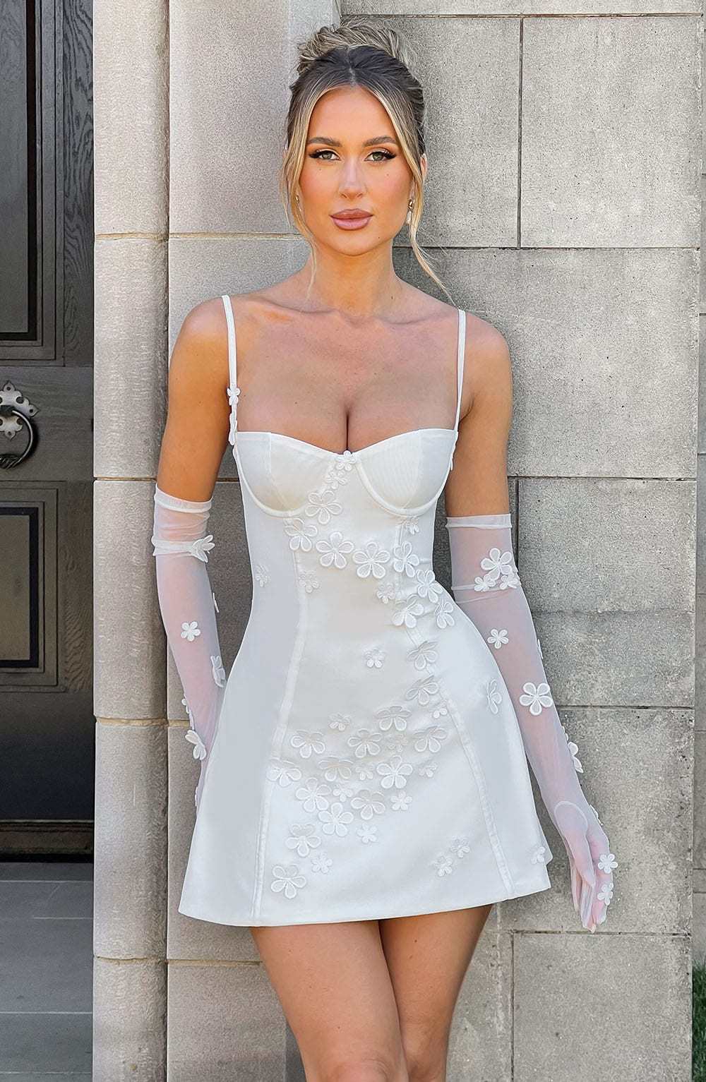 Dalary Mini Dress - Ivory-My Top Dress.All Rights Reserved