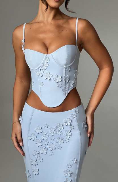 Dalary Top - Blue-My Top Dress.All Rights Reserved