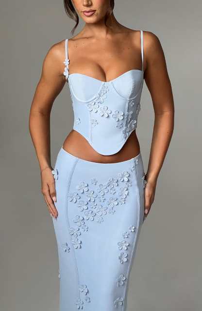 Dalary Top - Blue-My Top Dress.All Rights Reserved