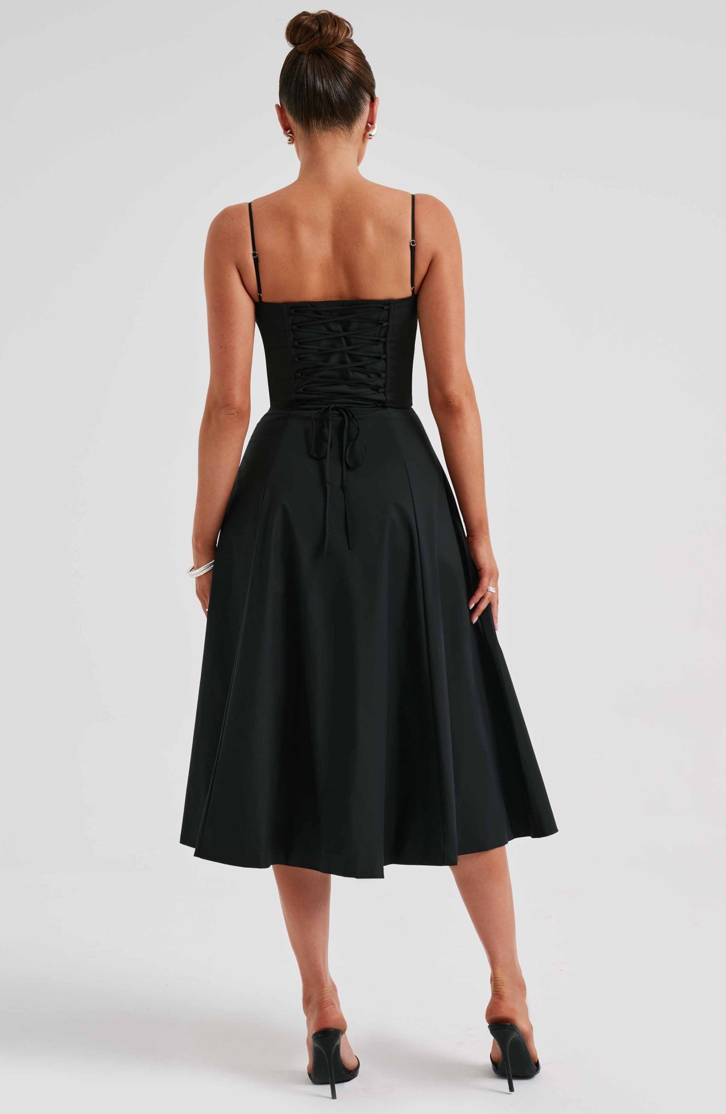 Deanna Midi Dress - Black-My Top Dress.All Rights Reserved