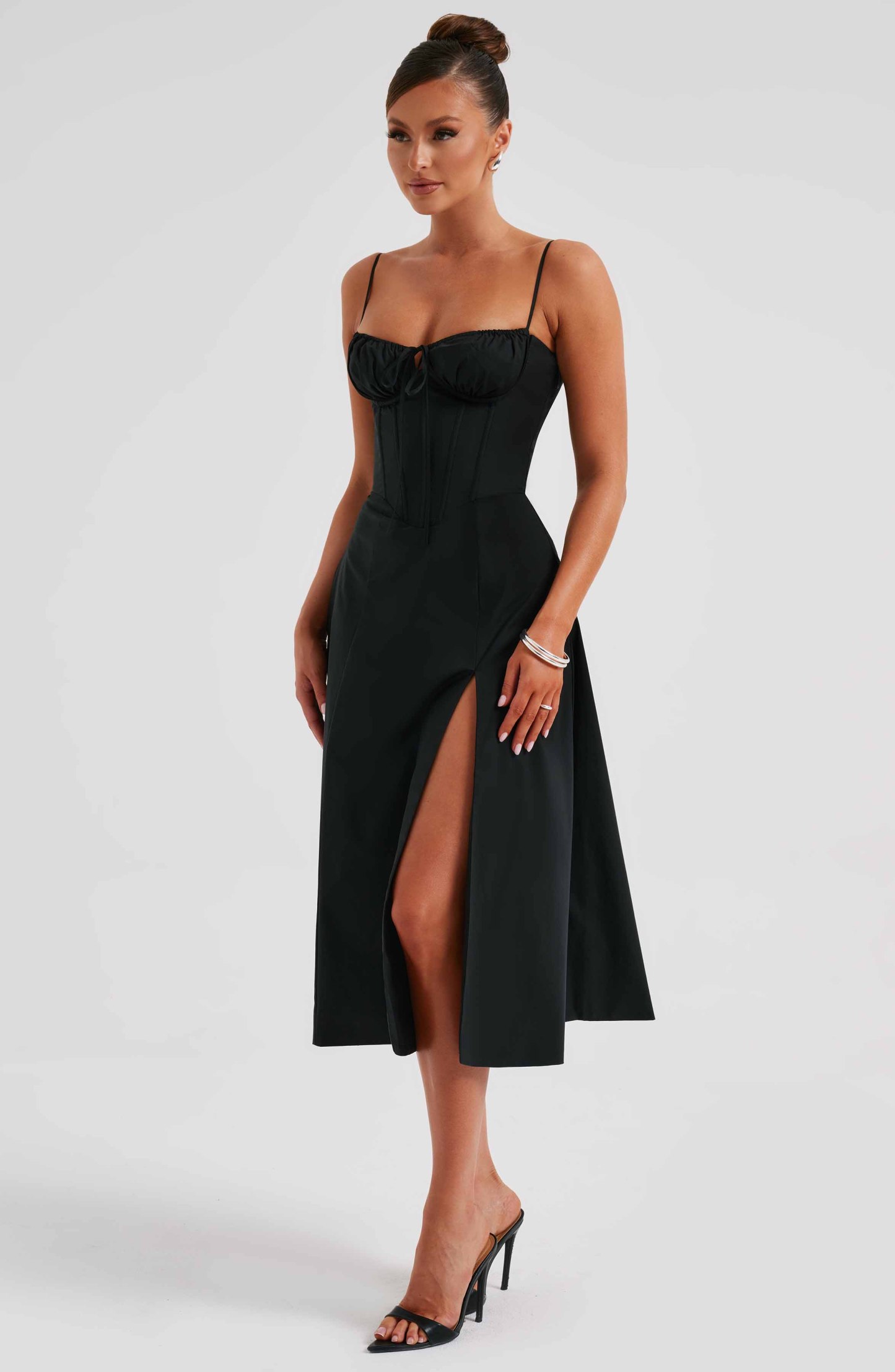 Deanna Midi Dress - Black-My Top Dress.All Rights Reserved