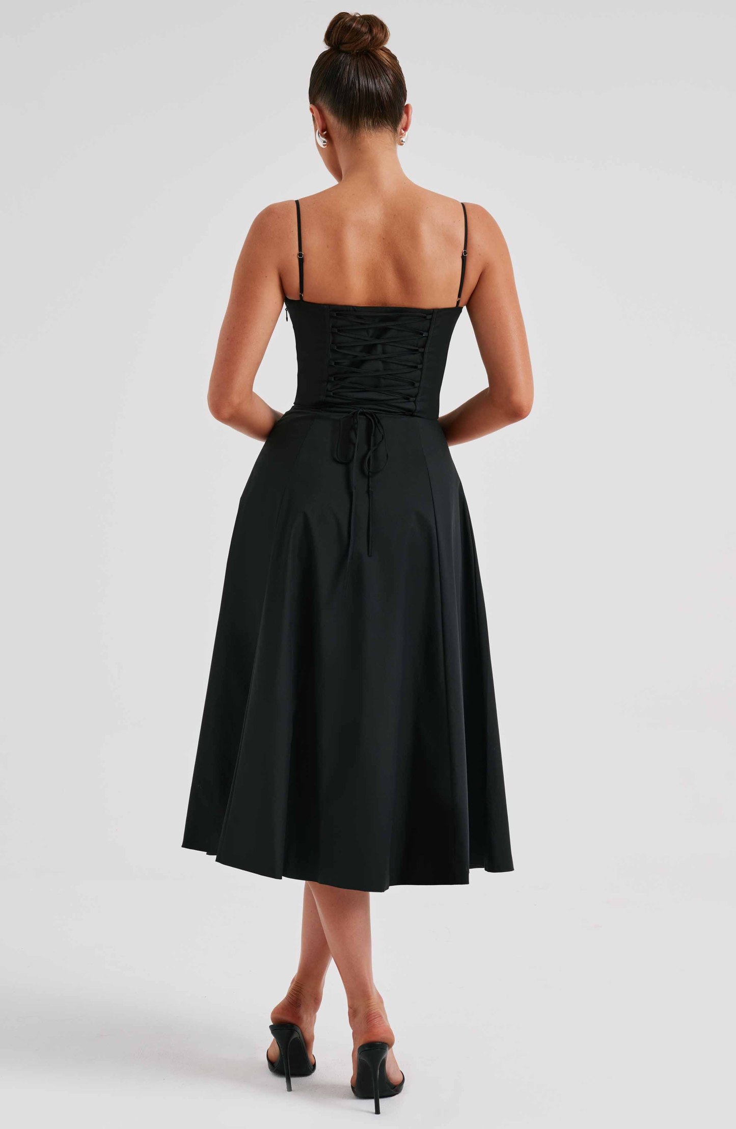 Deanna Midi Dress - Black-My Top Dress.All Rights Reserved
