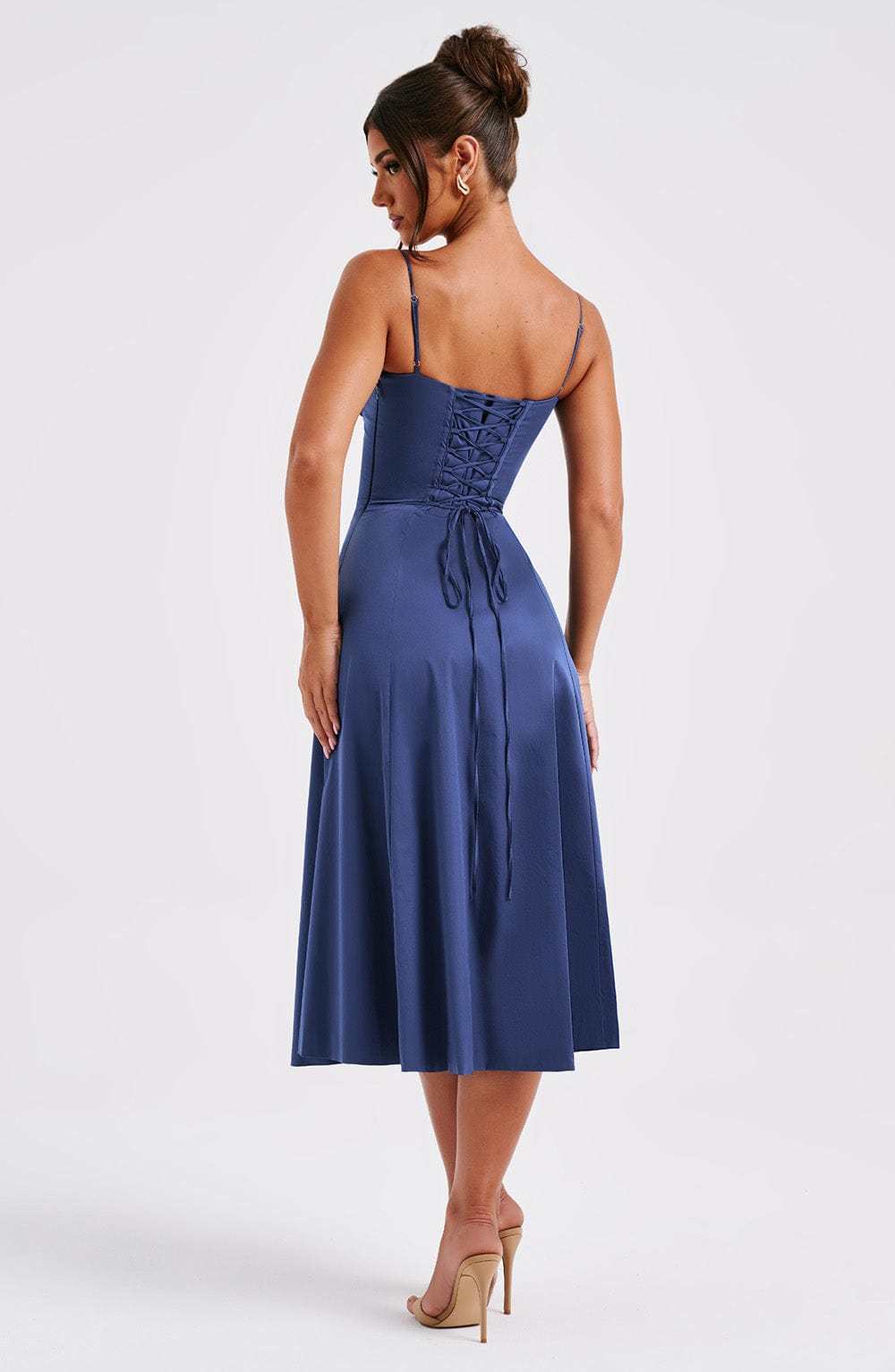 Deanna Midi Dress - Navy-My Top Dress.All Rights Reserved
