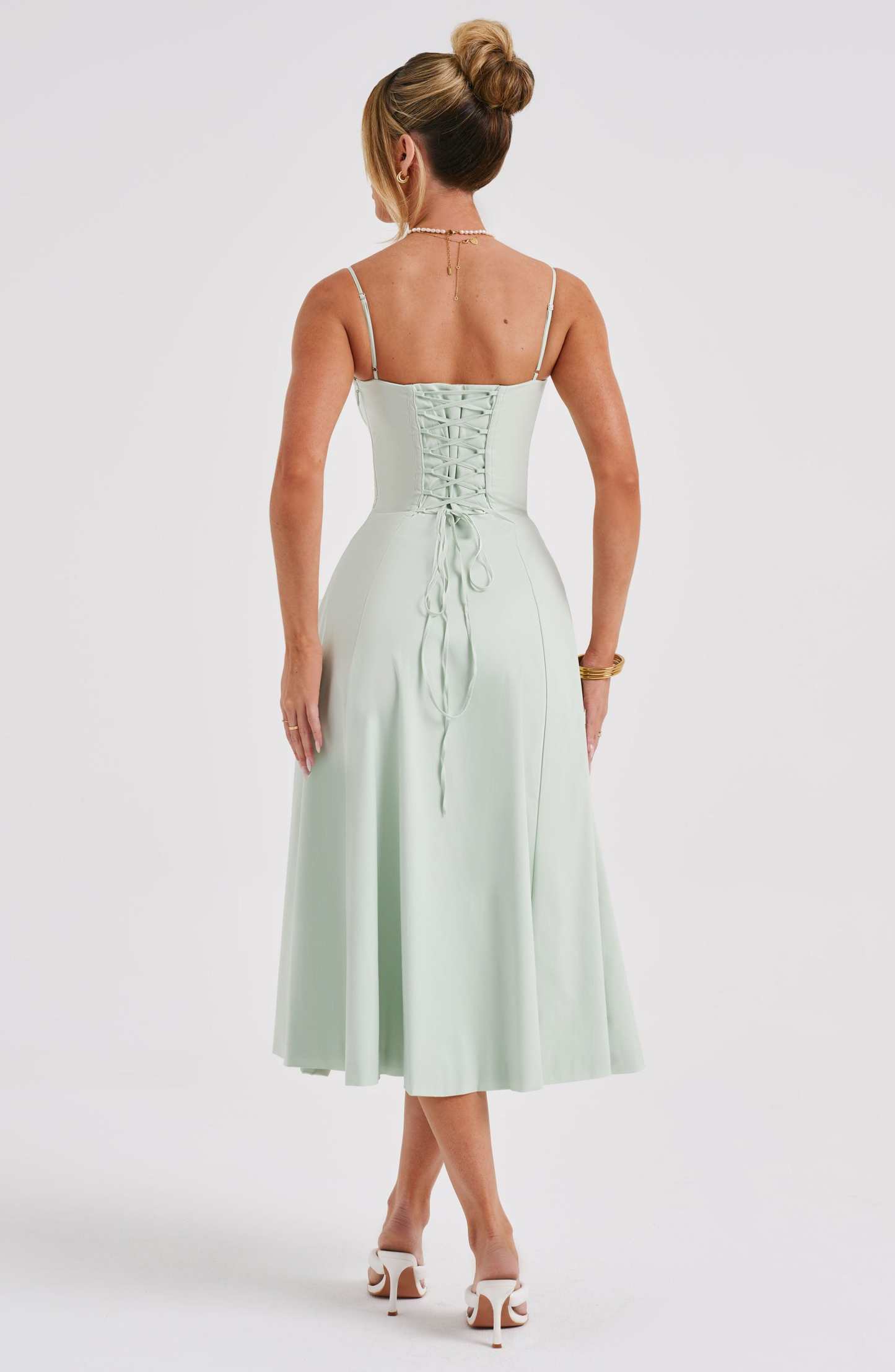 Deanna Midi Dress - Sage-My Top Dress.All Rights Reserved