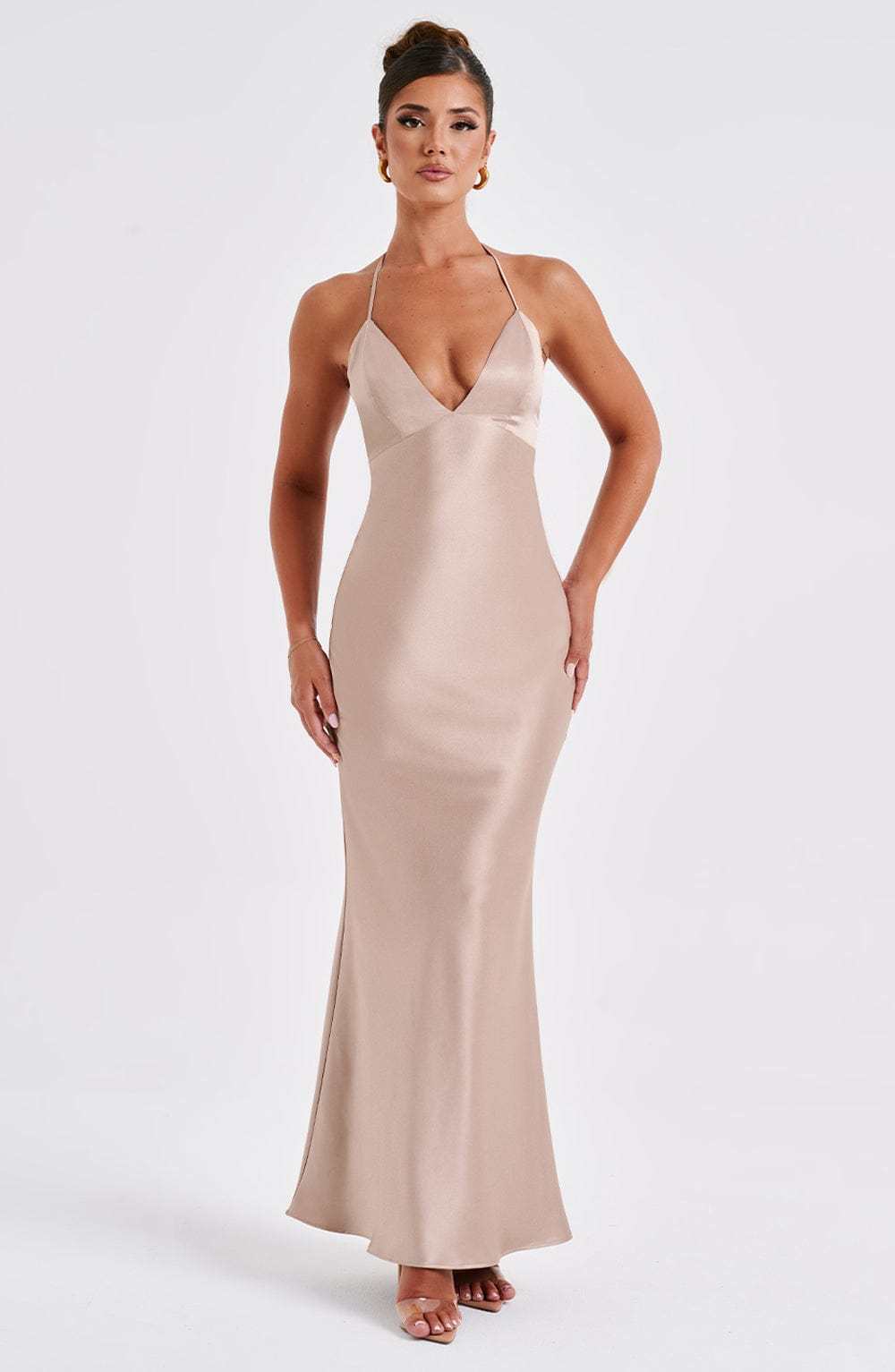 Delphine Maxi Dress - Champagne-My Top Dress.All Rights Reserved