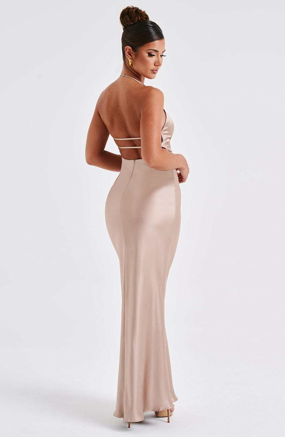 Delphine Maxi Dress - Champagne-My Top Dress.All Rights Reserved