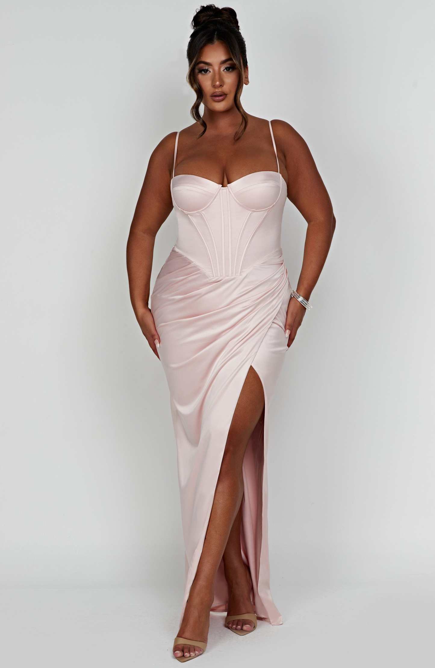 Despina Maxi Dress - Blush-My Top Dress.All Rights Reserved