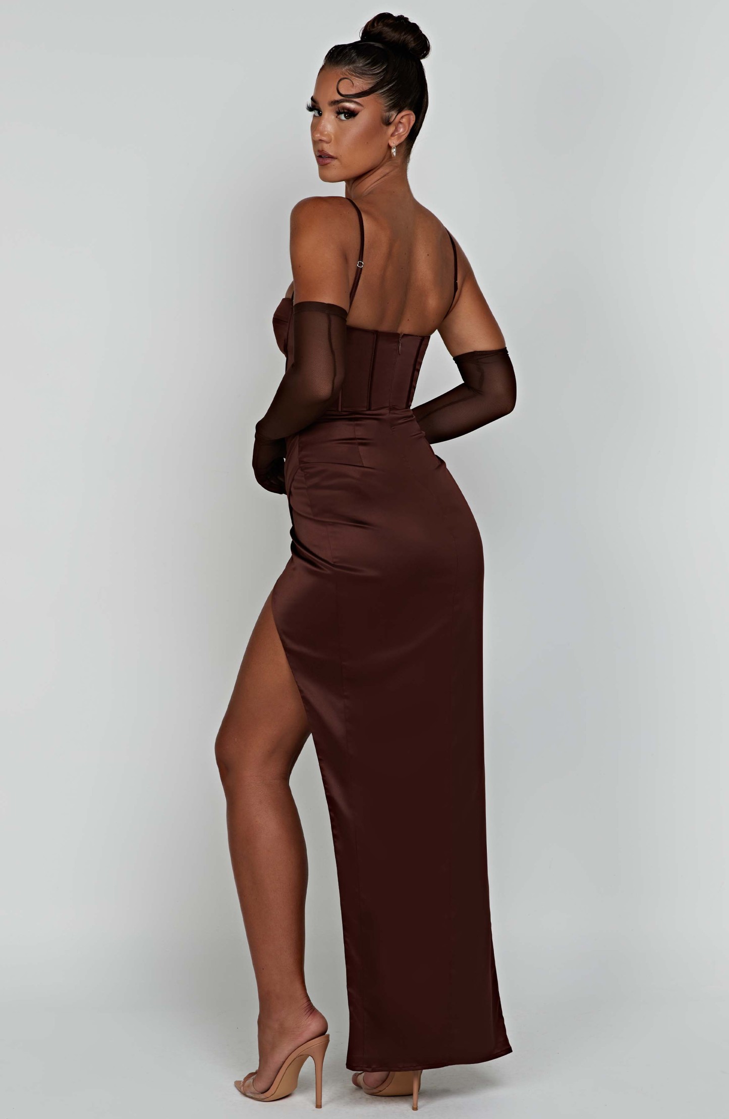 Despina Maxi Dress - Chocolate-My Top Dress.All Rights Reserved
