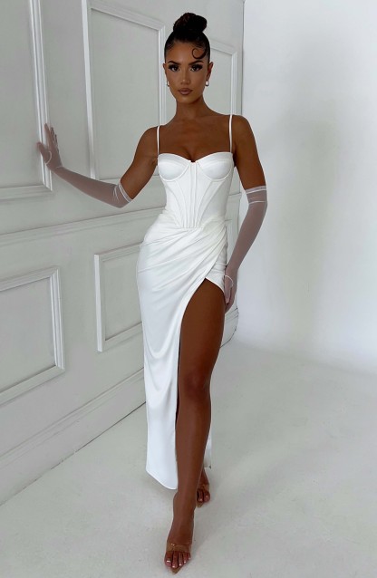 Despina Maxi Dress - Ivory-My Top Dress.All Rights Reserved