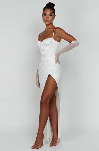 Despina Maxi Dress - Ivory-My Top Dress.All Rights Reserved