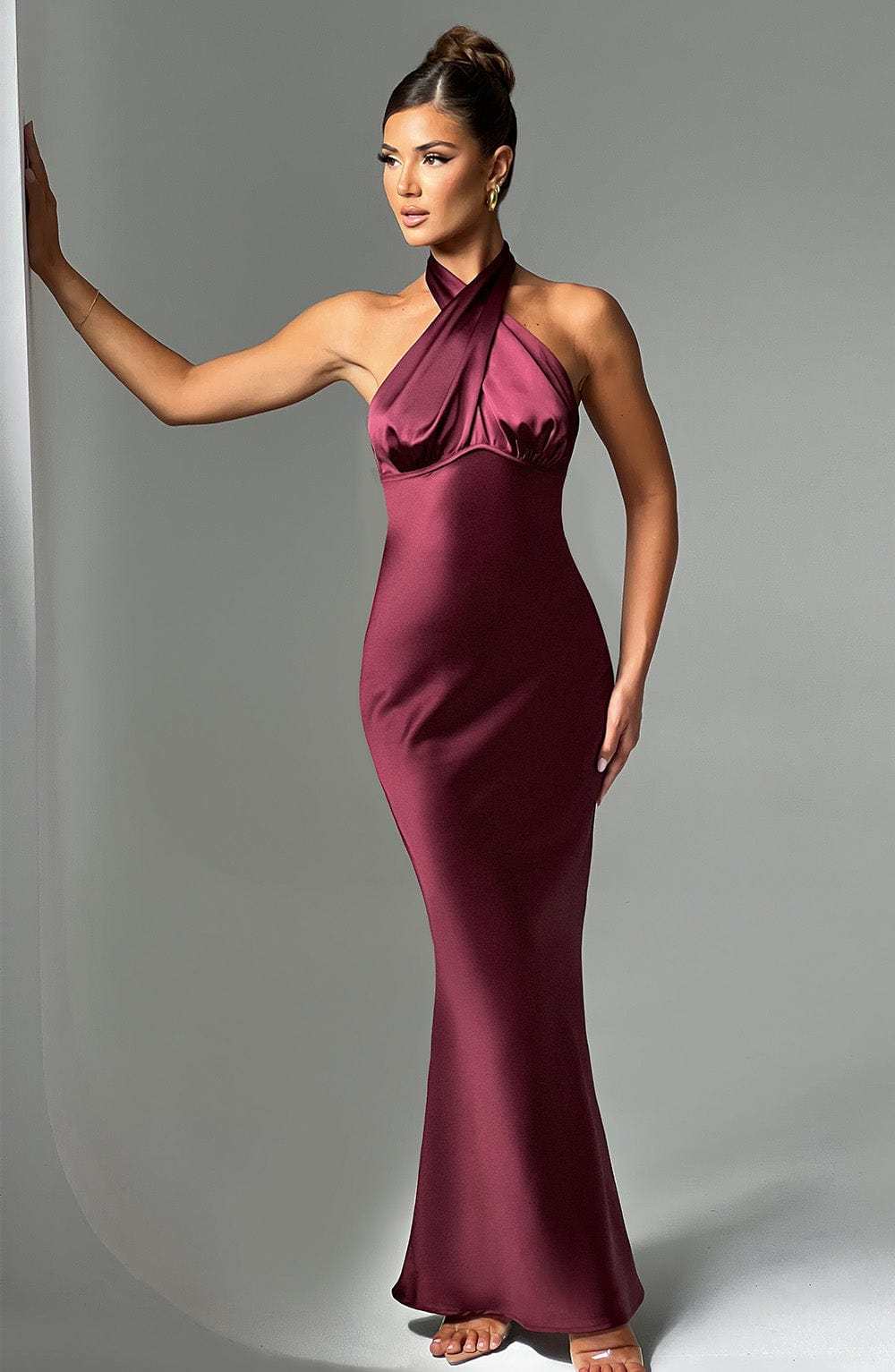Dimitra Maxi Dress - Burgundy-My Top Dress.All Rights Reserved