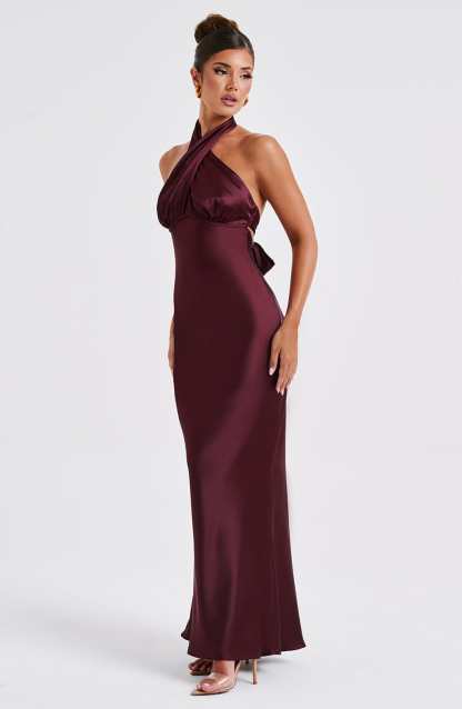 Dimitra Maxi Dress - Burgundy-My Top Dress.All Rights Reserved
