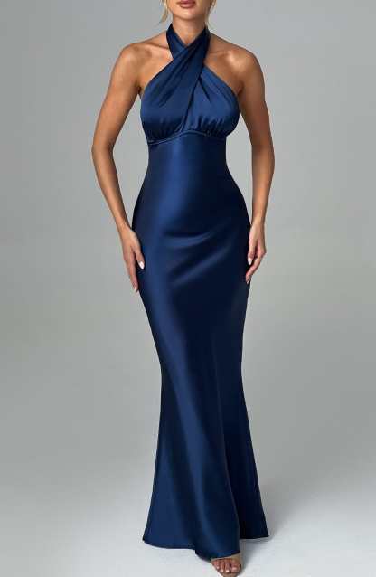 Dimitra Maxi Dress - Navy-My Top Dress.All Rights Reserved